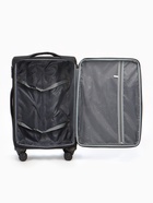 Чемодан на колёсах TEXTURA, кодовый замок, с увеличением, 42×26×68 см, 24", чёрный - Фото 8