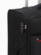 Чемодан 28",Текст,47*30*78,отд на молнии,1 нар/карм, увелич,код замок,4 колеса, черный - фото 809490685