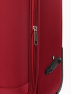 Чемодан на колёсах TEXTURA, 52 л, текстильный, кодовый замок, с увеличением, 36×25×58 см, 20", красный - Фото 12
