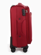 Чемодан на колёсах TEXTURA, 52 л, текстильный, кодовый замок, с увеличением, 36×25×58 см, 20", красный - Фото 7