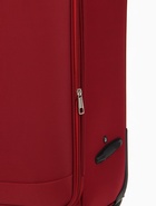 Чемодан 24",Текст,42*26*68,отд на молнии,1 нар/карм, увелич,код замок,4 колеса, красный - фото 809490698