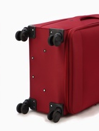 Чемодан на колёсах TEXTURA, кодовый замок, текстильный, с увеличением, 47×30×78 см, 28", красный - Фото 13