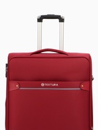 Чемодан на колёсах TEXTURA, 109 л, кодовый замок, текстильный, с увеличением, 47×30×78 см, 28", красный - Фото 7