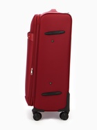 Чемодан на колёсах TEXTURA, 109 л, кодовый замок, текстильный, с увеличением, 47×30×78 см, 28", красный - Фото 8
