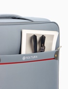 Чемодан на колёсах TEXTURA, 109 л, кодовый замок, текстильный, с увеличением, 47×30×78 см, 28", серый - Фото 10