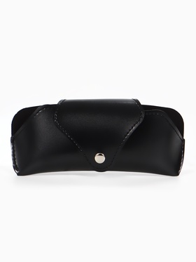 Футляр для очков , 16*3*6,3 см, кнопка, черный 10942623