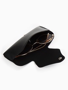 Футляр для очков, на кнопке, 16×3×6.3 см, чёрный - Фото 5