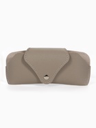 Футляр для очков, на кнопке, 16×3×6.3 см, серый - Фото 1