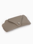 Футляр для очков , 16*3*6,3 см, кнопка, серый - фото 65568246