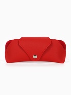 Футляр для очков , 16*3*6,3 см, кнопка, красный 10942625