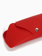 Футляр для очков, на кнопке, 16×3×6.3 см, красный - Фото 3