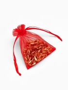 Набор мешочков подарочных 100 шт. 7×9, красный - фото 65464456