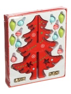 УЦЕНКА Новогодний сувенир «Красная ёлочка» 12×12×22 см 10980725