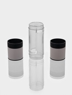 Мельница для соли и перца 2 в 1 Доляна «Моджиана», керамический механизм, пластик, 21.5×5.5 см, чёрная, белая 10700553