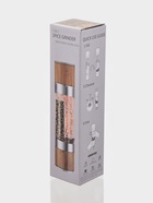 Мельница для соли и перца 2 в 1 Доляна «Моджиана», керамический механизм, пластик, 21.5×5.5 см, чёрная, белая 10700553