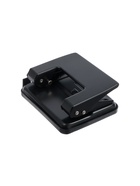 Дырокол металлический, 20 листов, с линейкой, чёрный 10924134