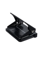 Дырокол металлический, 20 листов, с линейкой, чёрный 10924134