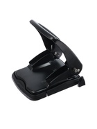 Дырокол металлический, 40 листов, с линейкой, чёрный 10924135