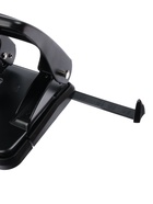 Дырокол металлический, 40 листов, с линейкой, чёрный 10924135