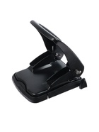 Дырокол металлический, 40 листов, с линейкой, чёрный - Фото 6