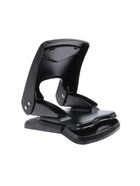 Дырокол металлический, 40 листов, с линейкой, чёрный - Фото 7