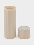 Футляр для зубной пасты и щётки с зеркалом. бежевый 10938458