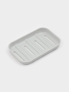 Мыльница для ванной дорожная с крышкой, серая 10938459