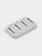 Мыльница для ванной дорожная с крышкой, серая 10938459