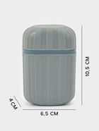 Мыльница для ванной дорожная с крышкой, серая - Фото 3