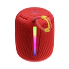 УЦЕНКА Портативная колонка Booms350, 7 Вт, 1200 мАч, подсветка, micro SD, красная 10980913