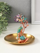 Денежное дерево декоративное «Бонсай 7 чакр и мать - земля», 14×14×12 см - фото 65464734