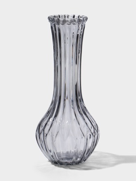 Ваза «Имоджин», 22.5×9 см, стекло, серая