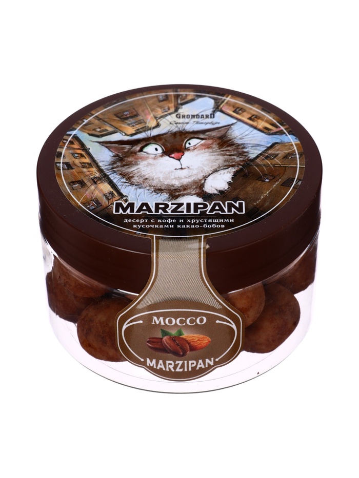 Картошка марципановая с кофе и какао-бобами, неглазированная, 160 г