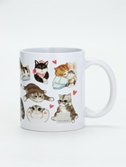 Кружка керамическая чайная «Королева котиков», 320 мл - фото 65465007