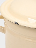 УЦЕНКА Кастрюля эмалированная, 6 л, d=23.5 см, с крышкой, цилиндрическая, слоновая, кости - Фото 2