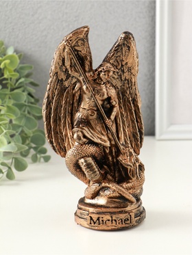 Фигура «Архангел Михаил», 20×12×8 см, золото