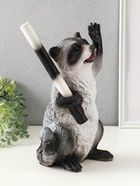 Копилка для денег «Енот ГАИ», 30×18×16 см, серый 10967141