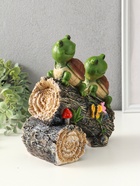 Копилка для денег «Черепашки на бревне», 25×24×13 10967143