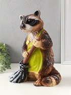 Копилка для денег «Енот с метлой», 38×26×24, серый - Фото 5