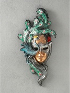 Венецианская маска «Павлин», панно, настенный декор, цветной, 55 см - Фото 2