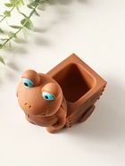 Подставка для мелочей «Черепаха с тележкой», 12×10×8 см, гипс, охра - фото 65465138