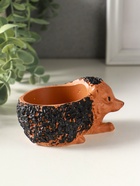 Подставка для мелочей "Ежик" 5х10х5 см, гипс, мультиколор 10970198