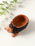 Подставка для мелочей "Ежик" 5х10х5 см, гипс, мультиколор 10970198