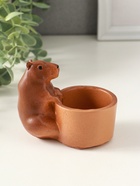 Подставка для мелочей «Капибара» 8×9×6 см, гипс - фото 65465156