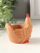 Подставка для мелочей «Курица» 8×9×6 см, мультиколор, гипс - Фото 3
