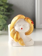 Подставка для мелочей "Русская красавица" 8х8х6 см, гипс - фото 65465176