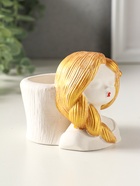 Подставка для мелочей "Русская красавица" 8х8х6 см, гипс - фото 65465177