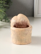 Подставка для мелочей "Русская красавица" 8х8х6 см, гипс, слоновая кость 10970205