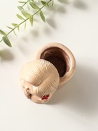 Подставка для мелочей "Русская красавица" 8х8х6 см, гипс, слоновая кость 10970205