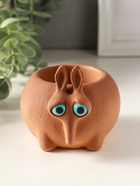 Подставка для мелочей «Медоед» 8×10×8 см, коричневый, гипс - фото 65465191